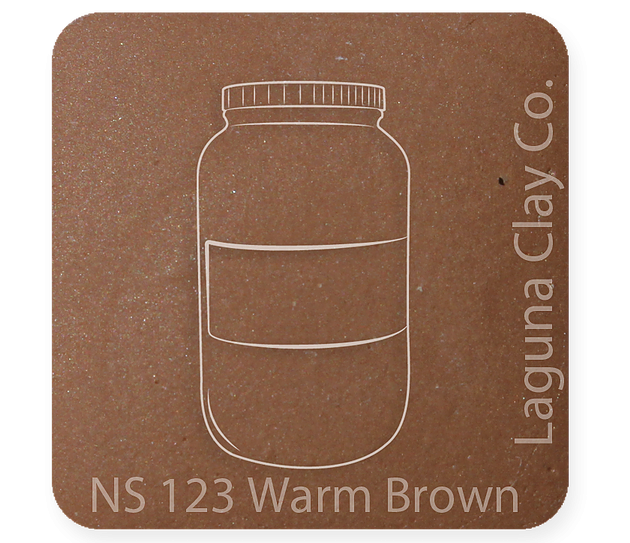 NS‑123 暖咖啡色注漿瓷土 1