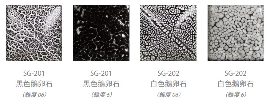 Mayco Cobblestone Glaze - SG-201 Black Cobblestone黑色鵝卵石色釉 (4oz) 4