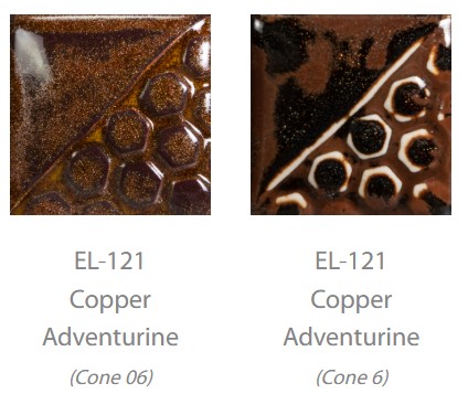 Mayco Element & Elements Chunkies -EL-121 - Copper Adventurine (4oz) 4