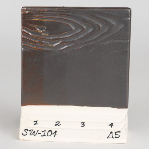 MAYCO Stoneware Matte Glaze - SW-104 Black Walnut - 黑胡桃 (16oz) 3