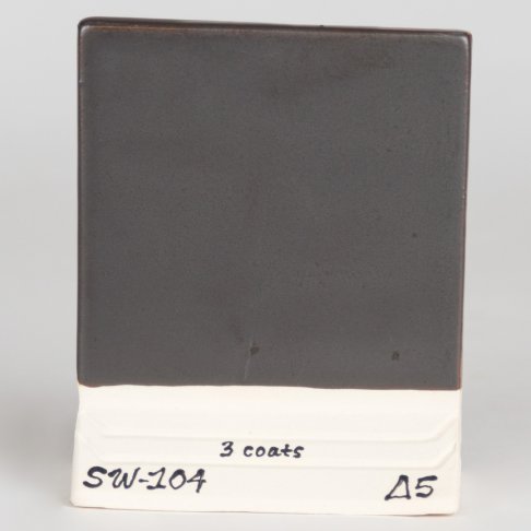 MAYCO Stoneware Matte Glaze - SW-104 Black Walnut - 黑胡桃 (16oz) 6
