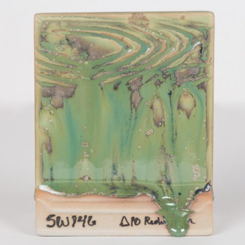 MAYCO Stoneware Crystal Glaze - SW-146 Aurora Green - 極光綠 (16oz) 3